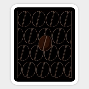 Coffee Beans Sticker